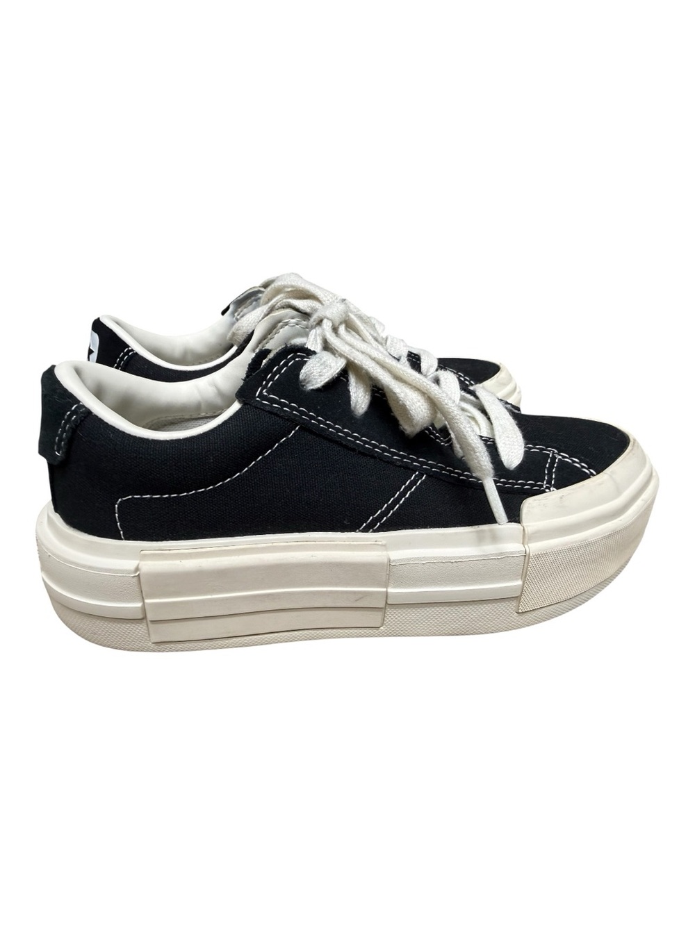 Converse All Star Cruise Low Top Platform Sneakers in Black and Cream 5.5 - Picture 10 of 12